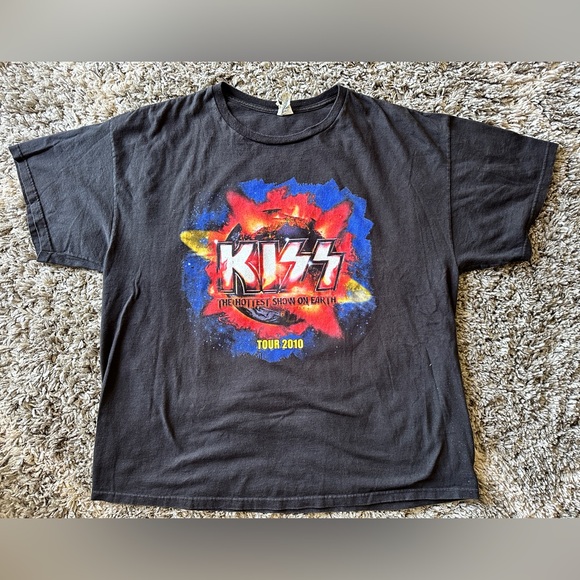 Kiss Other - KISS 2010 Tour The Hottest Show on Earth t-shirt